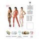 Бодістокінг Passion BS053 red, комбінезон, імітація панчох і пояса PBS053R фото 5