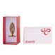 Анальная пробка LOCKINK SEVANDA Hollow Spiral Golden Metal Anal Plug - M size SX0883 фото 3