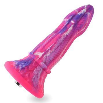 Фаллоимитатор для секс-машин Hismith 10.3&Prime; Silicone Monster Dildo Series, KlicLok и присоска SO6216 фото
