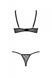 Еротичний комплект Passion MARINA SET WITH OPEN BRA, L/XL, black, відкриті чашки SO9735 фото 4