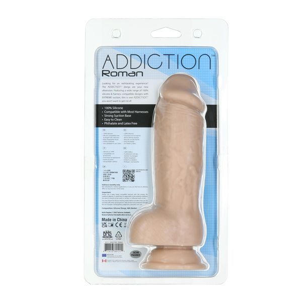 Реалистичный фаллоимитатор ADDICTION Roman 8&Prime; Girthy Dong, длина 22 см, диаметр 6 см SO6852 фото