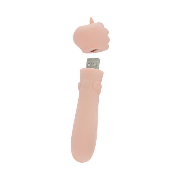 Вибратор-единорожка Unihorn USB Bullet &ndash; Heart Throb, вибропуля, USB-зарядка, 10 режимов SX2866 фото