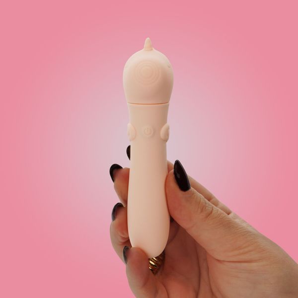 Вибратор-единорожка Unihorn USB Bullet &ndash; Heart Throb, вибропуля, USB-зарядка, 10 режимов SX2866 фото