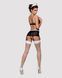 Эротический костюм горничной Obsessive Maidme set 5pcs L/XL, бюстгальтер, пояс с фартуком, чулки, ст SO7291 фото 4