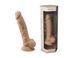 Фалоімітатор SilexD Vetus Flesh (MODEL 1 size 8in), двошаровий, силікон + Silexpan, діаметр 4,2см SO3115 фото 9