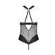 Сетчатый боди с халтером Passion Amanda Body L/XL, black SO5315 фото 4