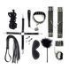 BDSM-набор Art of Sex &ndash; Spikes BDSM Set Leather, 10 предметов, черный, натуральная кожа SO7140 фото 2