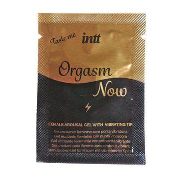 Пробник возбуждающего геля-вибратора для клитора 2-в-1 Intt Orgasm Now (2 мл) SO9436 фото