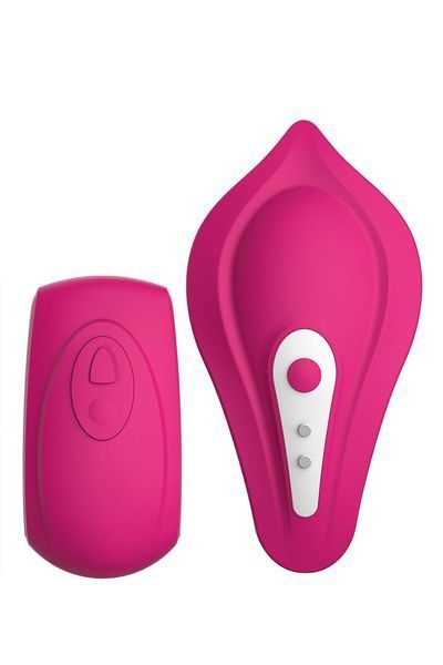 Вібратор у трусики Liebe Panty Vibe Recargable Cerise, нагрів до 39 &deg;C, пульт, трусики S-M в комплекті SX1594 фото