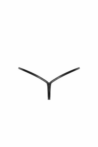 Трусики-стрінги Noir Handmade P012 Wild, 3XL, під латекс, крокодиловий принт, застібки з боків SX0344 фото