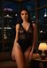 Боди Passion EVALIE BODY black L SX2918 фото 11