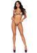 Эротический комплект со стразами Leg Avenue Catch Me Rhinestone set, трусики и бра, one size SO7930 фото 3