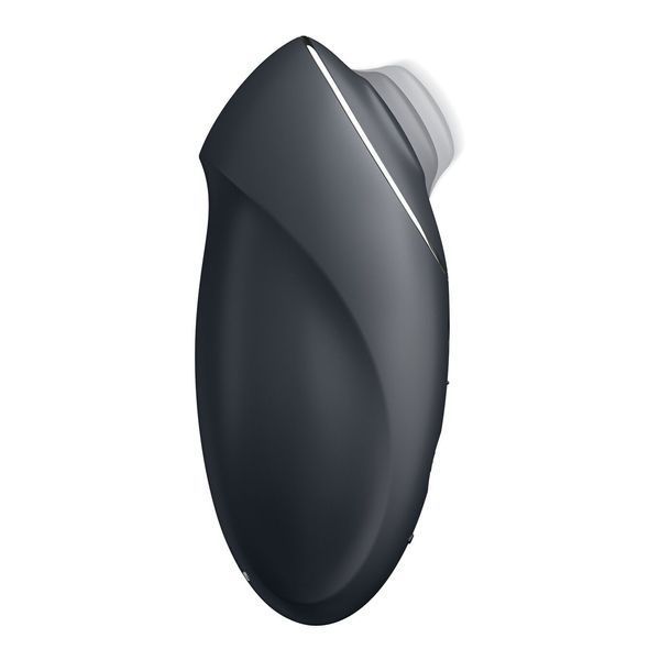 Вибростимулятор-пульсатор Satisfyer Tap & Climax 1 Grey, эффект постукивания пальцем, 2 мотора SX0567 фото