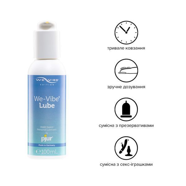 Лубрикант на водной основе pjur We-Vibe Lube 100 мл с дозатором PJ12800 фото