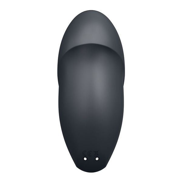 Вибростимулятор-пульсатор Satisfyer Tap & Climax 1 Grey, эффект постукивания пальцем, 2 мотора SX0567 фото