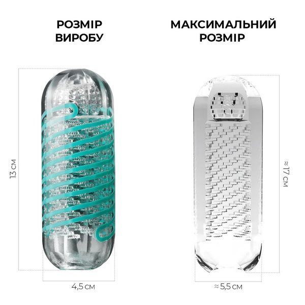 Мастурбатор Tenga Spinner 04 Pixel с упругой стимулирующей спиралью внутри SO4298 фото