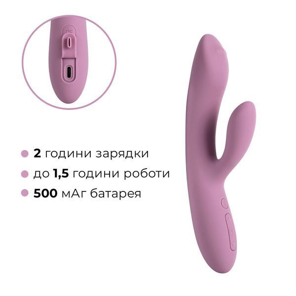 Смарт вибратор-кролик с жемчужной стимуляцией точки G Svakom Trysta Neo SX0726 фото