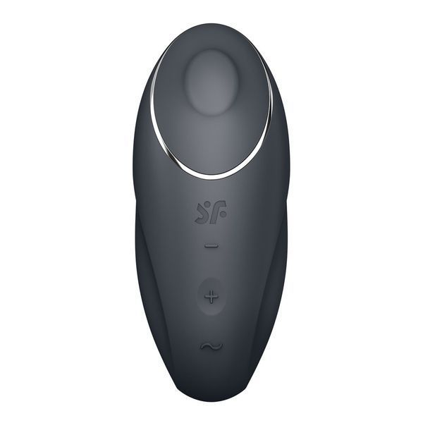 Вибростимулятор-пульсатор Satisfyer Tap & Climax 1 Grey, эффект постукивания пальцем, 2 мотора SX0567 фото