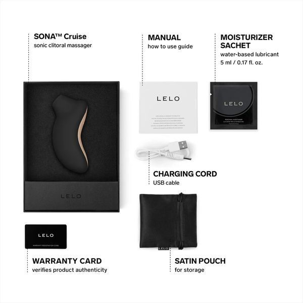 Звуковой стимулятор LELO SONA Cruise Black SX2550 фото