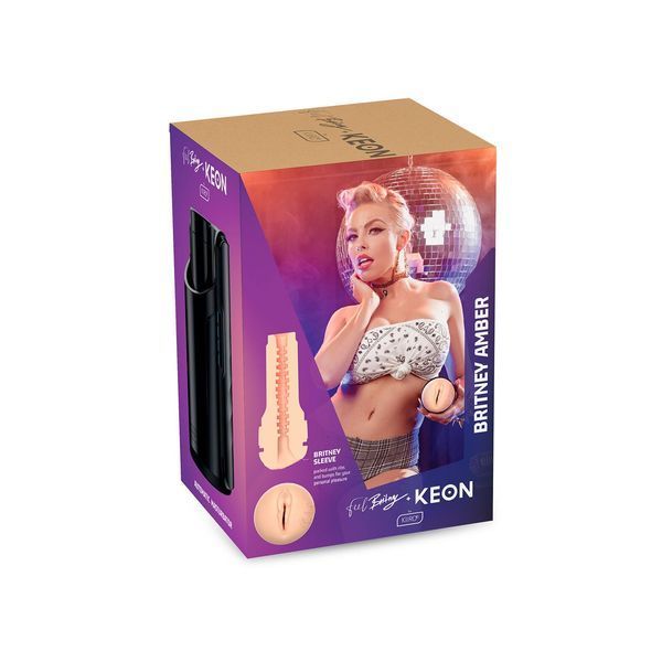 Интерактивная секс-машина для мужчин Kiiroo Keon Combo Set с мастурбатором Feel Britney SO7667 фото