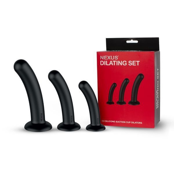 Набір дилдо Nexus Dilating Set (17см, 15см, 12,5см) (м'ята упаковка!!!) SX1341-R фото