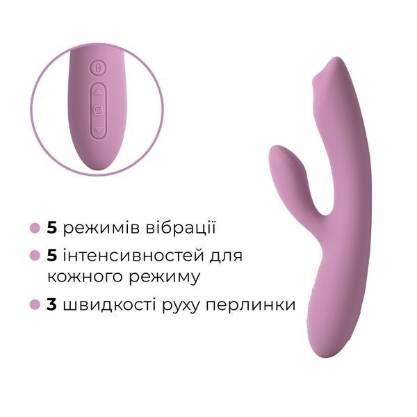 Смарт вибратор-кролик с жемчужной стимуляцией точки G Svakom Trysta Neo SX0726 фото