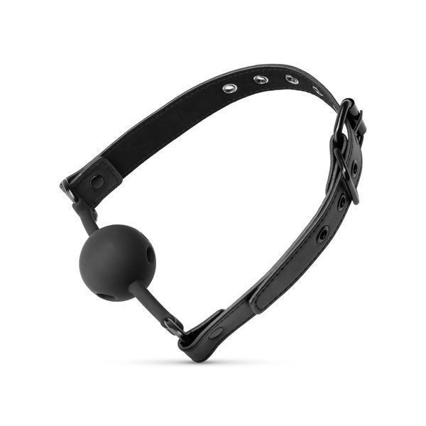 Повітропроникний кляп Bedroom Fantasies: Breathable Silicone Ball Gag, чорний SO8816 фото