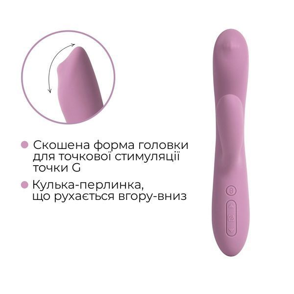 Смарт вибратор-кролик с жемчужной стимуляцией точки G Svakom Trysta Neo SX0726 фото