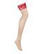 Чулки под пояс с широким кружевом Obsessive Lacelove stockings XS/S SO8658 фото 3