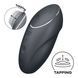 Вибростимулятор-пульсатор Satisfyer Tap & Climax 1 Grey, эффект постукивания пальцем, 2 мотора SX0567 фото 1
