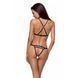 Трусики-стрінги зі стреп Passion Exclusive KELIS THONG S/M, black PS27505 фото 2