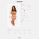 Кружевные танга Obsessive Heavenlly crotchless thong XL/2XL, с доступом SO8190 фото 7