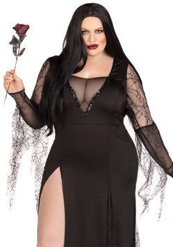 Костюм Мортиши Аддамс Leg Avenue Sexy Spooky Morticia 3X&ndash;4X SO9219 фото