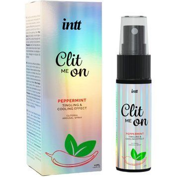 Распродажа! Возбуждающий спрей для клитора Intt Clit Me On Peppermint Cooling 12мл (срок 01.2026) SO8392-R фото