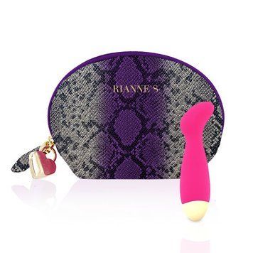 Вибратор для точки G Rianne S: Boa Mini Pink, 10 режимов работы, медицинский силикон SO3887 фото