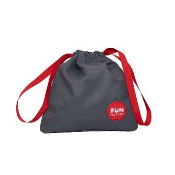 Сумка для секс-игрушек Fun Factory TOYBAG, S, серая, кисет, 14x14 см SX1009 фото