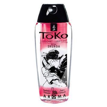 Лубрикант на водній основі Shunga Toko AROMA &ndash; Sparkling Strawberry Wine (165 мл), не містить цукру SO2532 фото
