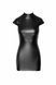 Сукня Noir Handmade F309 Fantasy, XXL, black, міні, під латекс, короткий рукав, шнурівка ззаду SX0295 фото 4