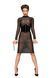 Сукня з мокрим ефектом Noir Handmade F182 Classic dress made of elastic tulle, S SX0047 фото 5