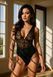 Боди Passion EVALIE BODY black M SX2919 фото 8
