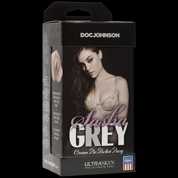 Мастурбатор-вагина Doc Johnson Sasha Grey - Ultraskyn Cream Pie Pocket SO1585 фото
