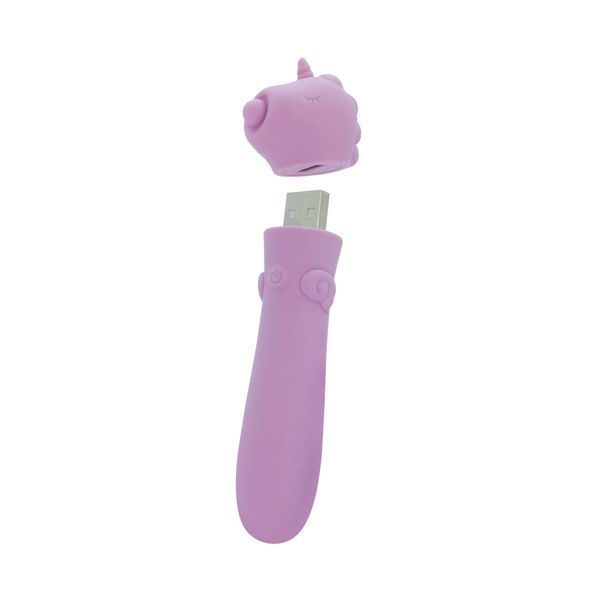Вибратор-единорожка Unihorn USB Bullet &ndash; Karma Lilac, вибропуля, USB-зарядка, 10 режимов SX2868 фото