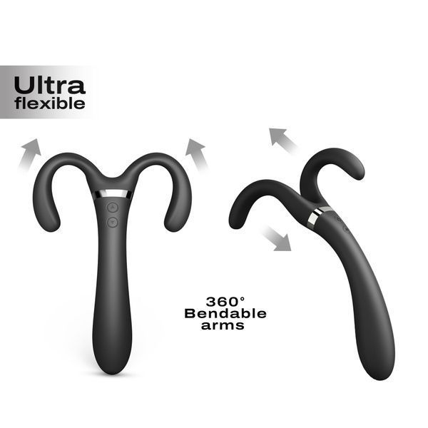 Вибратор-стимулятор Dorcel INFINITE JOY BLACK, многофункциональный, унисекс SO7382 фото