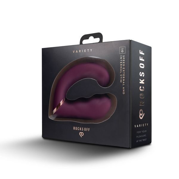 Вибратор&nbsp;Rocks&nbsp;Off&nbsp;Variety&nbsp;Burgundy SX2684 фото