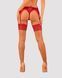 Чулки под пояс с широким кружевом Obsessive Lacelove stockings M/L SO8659 фото 2