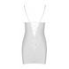 Сорочка с вырезами на груди, стринги Passion LOVELIA CHEMISE S/M, white SO4763 фото 6
