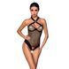 Сетчатый боди с халтером Passion Amanda Body XXL/XXXL, black SO5317 фото 1