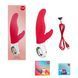 Вібратор-кролик для точки А Fun Factory LADY BI india red, 2 мотори, 12 режимів SX0942 фото 3