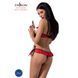 Комплект белья Passion Exclusive CHERRY SET OpenBra XXL/XXXL, red, открытый лиф, трусики-юбочка PS25509 фото 2