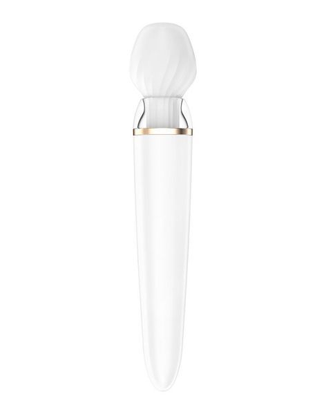 Смарт вибромассажер со сменной головкой Satisfyer Double Wand-er SO6135 фото
